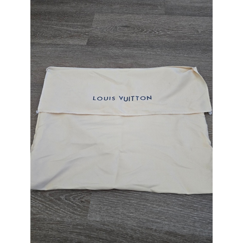 Louis Vuitton Large Cream Cotton Dust Bag for Handbags and‎ Accessories 18.5x16